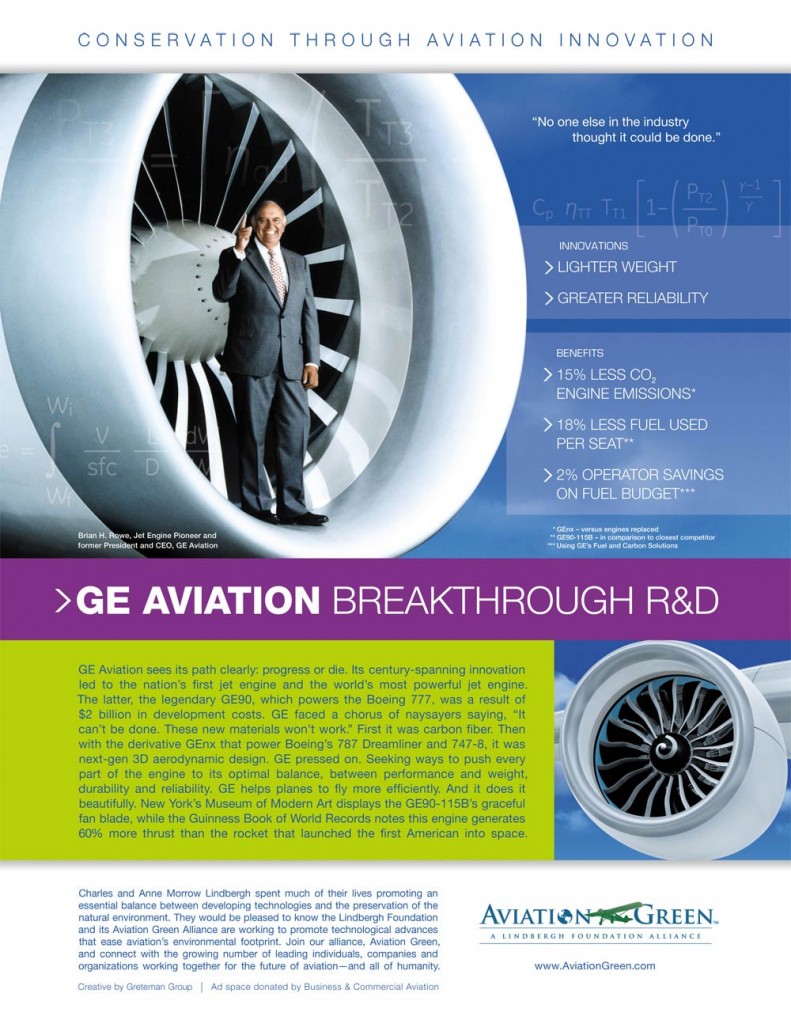 Lindbergh Foundation's Aviation Green Outreach Campaign