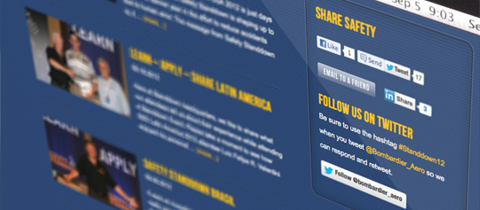 Bombardier Leverages Social Media for Safety